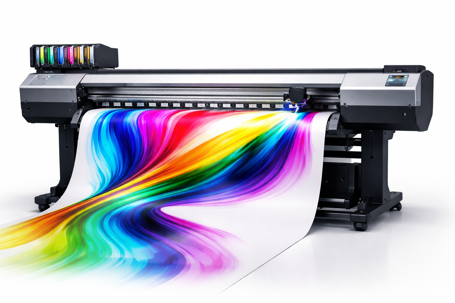 Large format printing machine